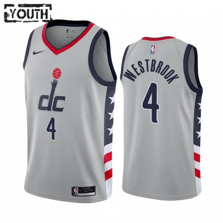 NBA Washington Wizards Trikot Russell Westbrook 4 2020-21 City Edition Swingman - Kinder